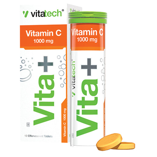VT: Vitamin C 1000mg – Immune & Antioxidant Support (Effervescent Tablets 10s)