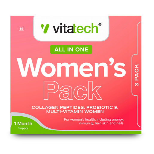 VT: Women’s Pack – Collagen + Probiotic + Multivitamin Support (Capsules)