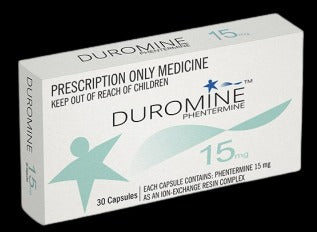 Duromine 15mg – 30 Caps – Gentle Appetite Suppressant