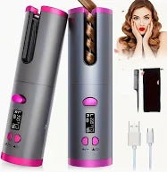 Cordless Rechargeable Automatic Hair Curler
