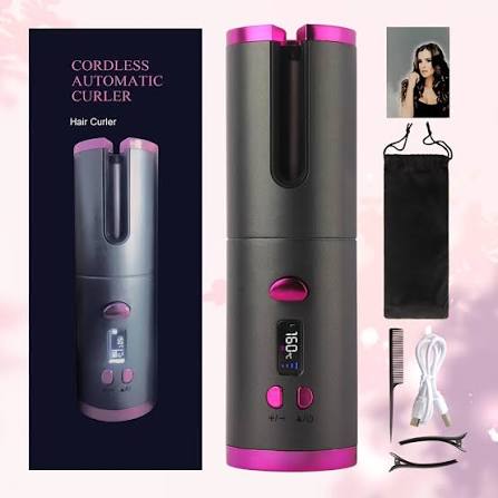 Cordless Rechargeable Automatic Hair Curler