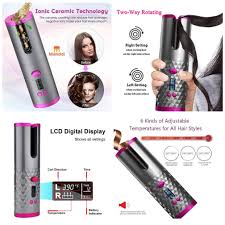 Cordless Rechargeable Automatic Hair Curler
